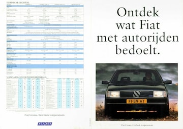 Brochures Fiat Croma - Folders