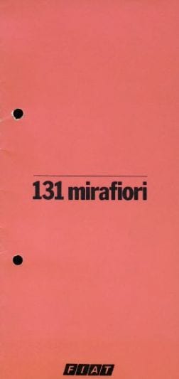 Brochures Fiat 131 - Folders