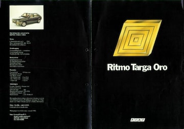 Brochures Fiat Ritmo - Folders