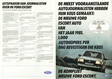 Brochures Ford Escort - Folders