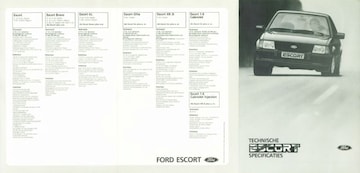 Brochures Ford Escort - Folders