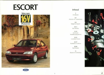 Brochures Ford Escort - Folders