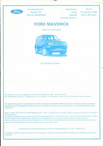 Brochures Ford - Folders