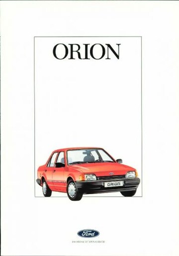 Brochures Ford Orion - Folders