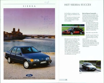 Brochures Ford Sierra - Folders