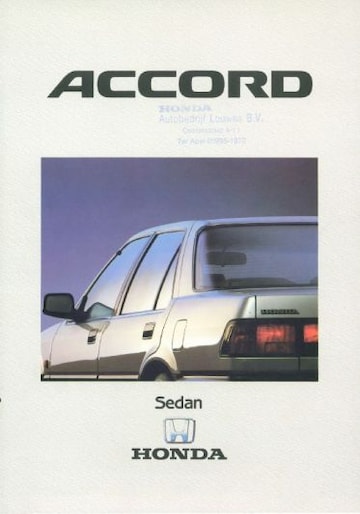Brochures Honda Accord - Folders