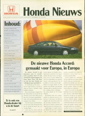 Brochures Honda Accord - Folders