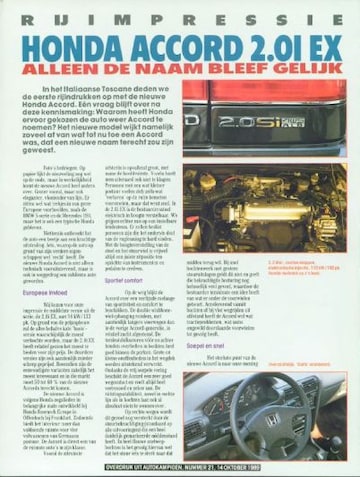 Brochures Honda Accord - Folders