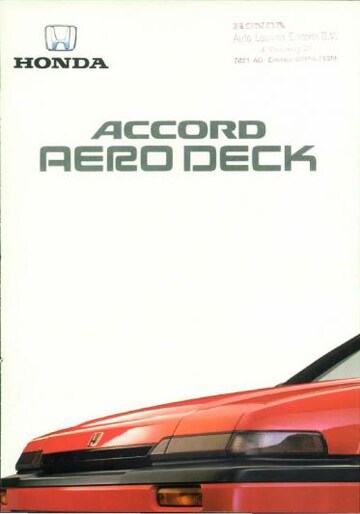 Brochures Honda Accord - Folders