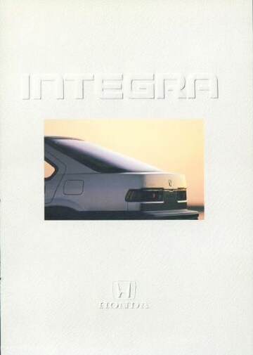 Brochures Honda Integra - Folders