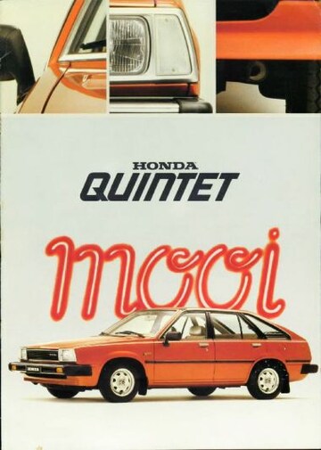 Brochures Honda Quintet - Folders