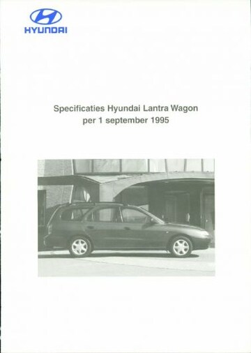 Brochures Hyundai Lantra - Folders