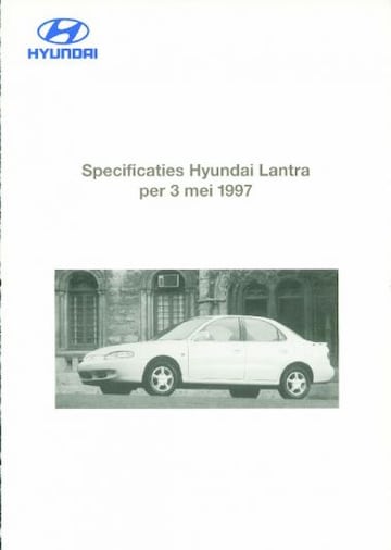 Brochures Hyundai Lantra - Folders
