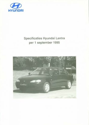 Brochures Hyundai Lantra - Folders