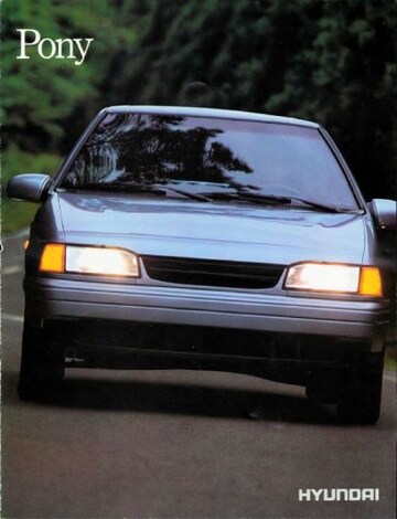 Brochures Hyundai Pony - Folders