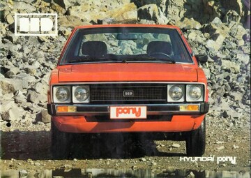 Brochures Hyundai Pony - Folders