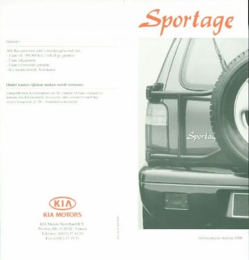 Brochure Kia Sportage
