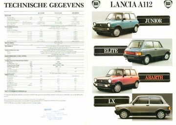 Brochure Lancia A112
