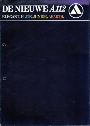 Brochures Lancia A112 - Folders