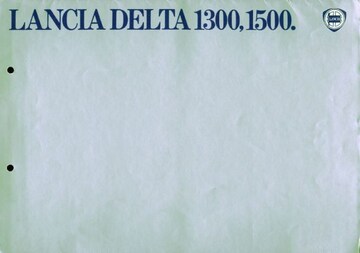 Brochures Lancia Delta - Folders