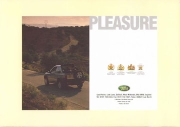 Brochures Land Rover Freelander - Folders