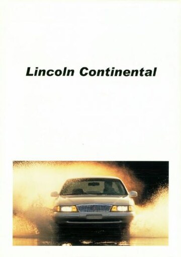 Brochure Lincoln Continental