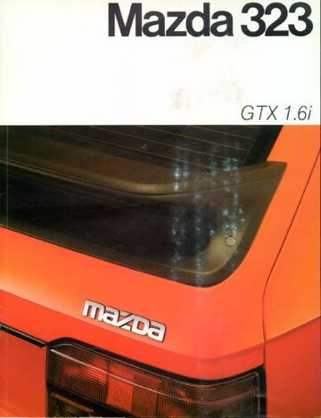 Brochures Mazda 323 - Folders