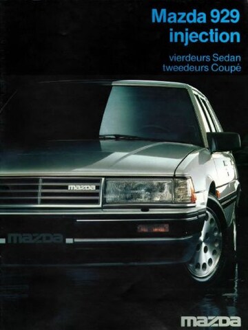 Brochures Mazda 929 - Folders