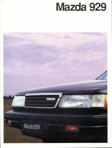 Brochures Mazda 929 - Folders