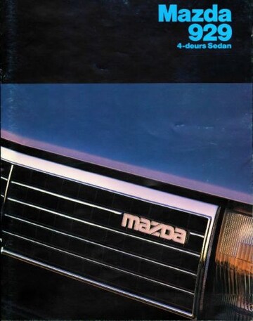 Brochures Mazda 929 - Folders