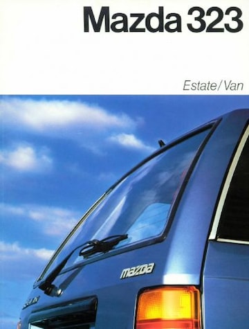 Brochures Mazda 323 - Folders