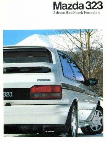 Brochures Mazda 323 - Folders