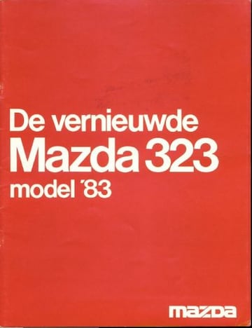 Brochures Mazda 323 - Folders