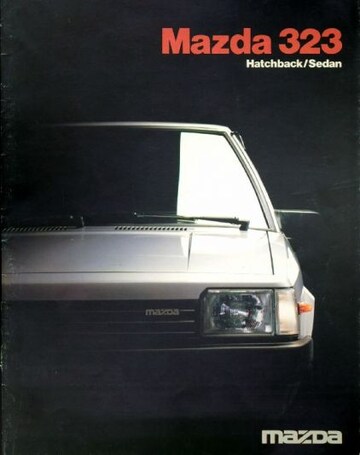Brochures Mazda 323 - Folders
