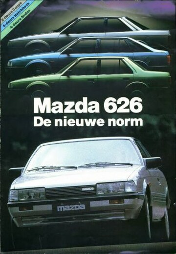 Brochures Mazda 626 - Folders