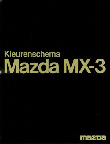 Brochures Mazda MX-3 - Folders
