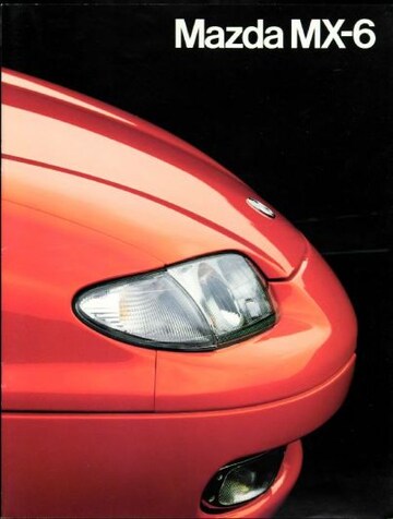 Brochures Mazda MX-6 - Folders