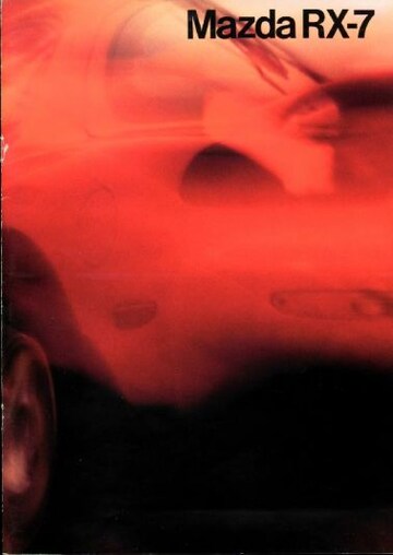 Brochures Mazda RX-7 - Folders