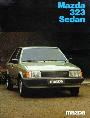 Brochures Mazda 323 - Folders