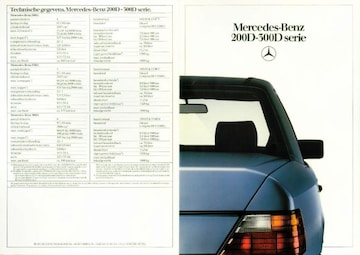 Brochures Mercedes-Benz 200-serie - Folders