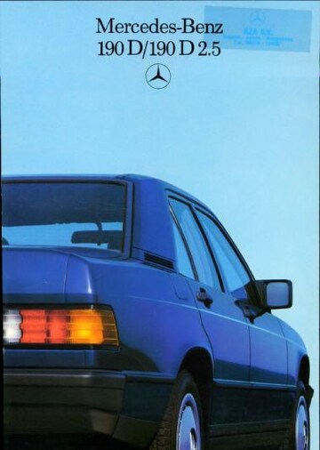 Brochures Mercedes-Benz 190-serie - Folders