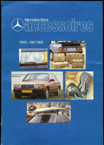 Brochures Mercedes-Benz 190-serie - Folders