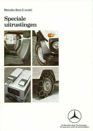 Brochures Mercedes-Benz G-klasse - Folders