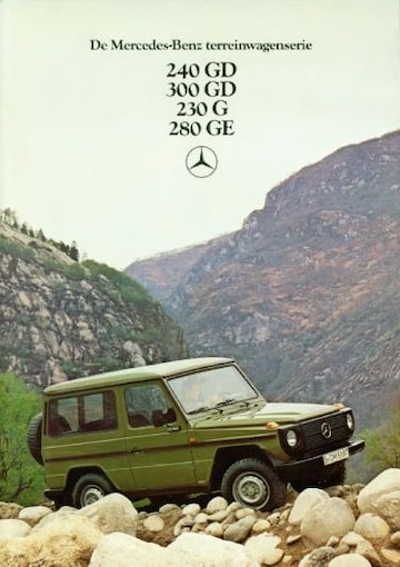 Brochures Mercedes-Benz G-klasse - Folders