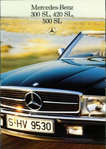Brochures Mercedes-Benz SL - Folders
