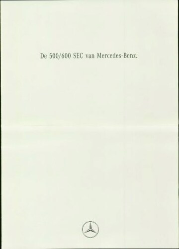 Brochures Mercedes-Benz S-klasse - Folders