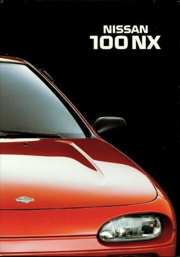 Brochures Nissan 100 NX - Folders