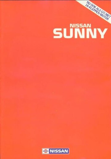 Brochures Nissan Sunny - Folders