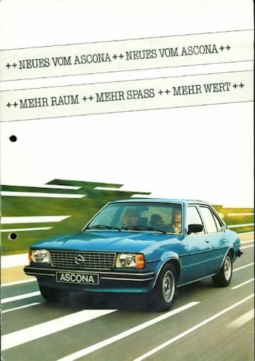 Brochures Opel Ascona - Folders
