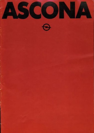 Brochures Opel Ascona - Folders